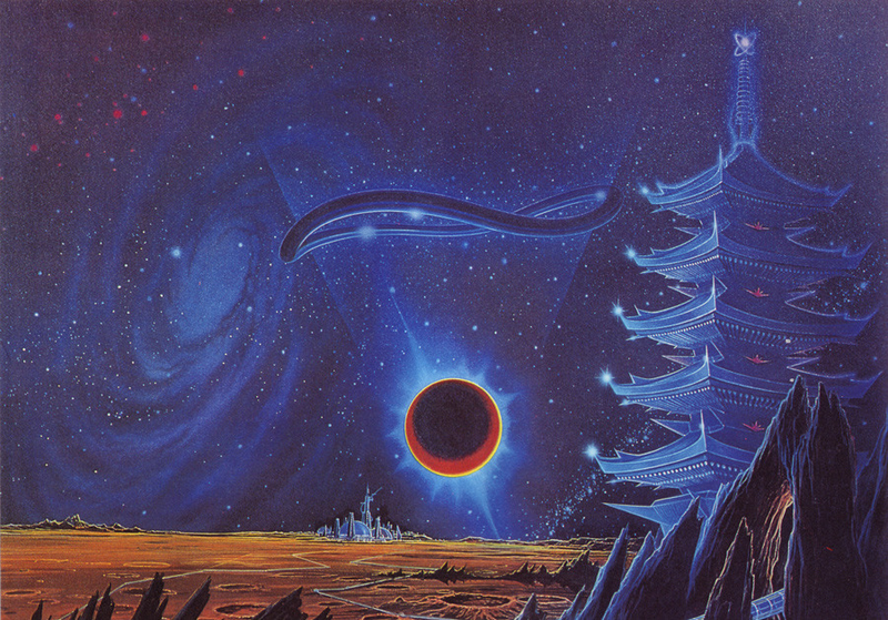 Illustration for article titled The Psychedelic Japanese Cityscapes Of Decades Past